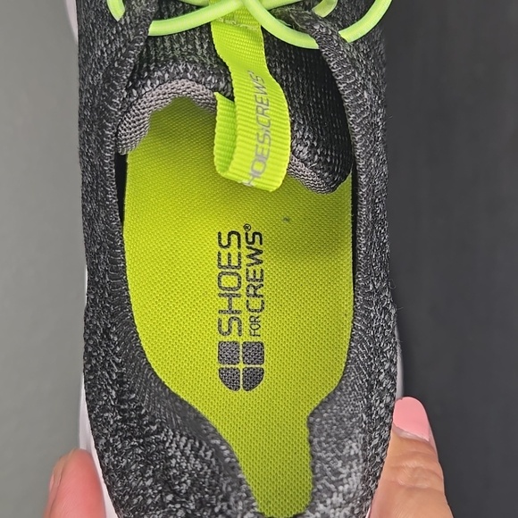 Shoes For Crews Everlight Eco Dark Gray Slip On Style Sneakers Size 9 - Picture 8 of 10